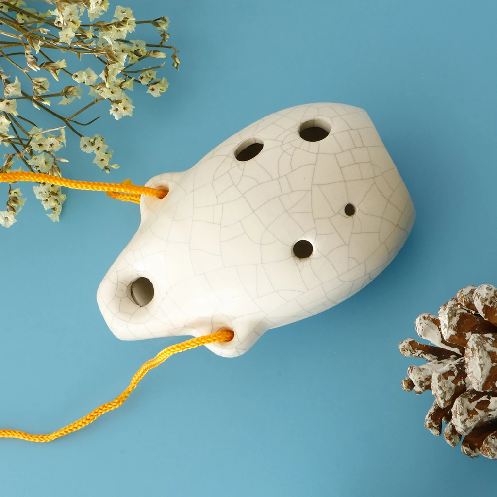 1 шт. керамический альт окарина 6 отверстий для детей начинающих