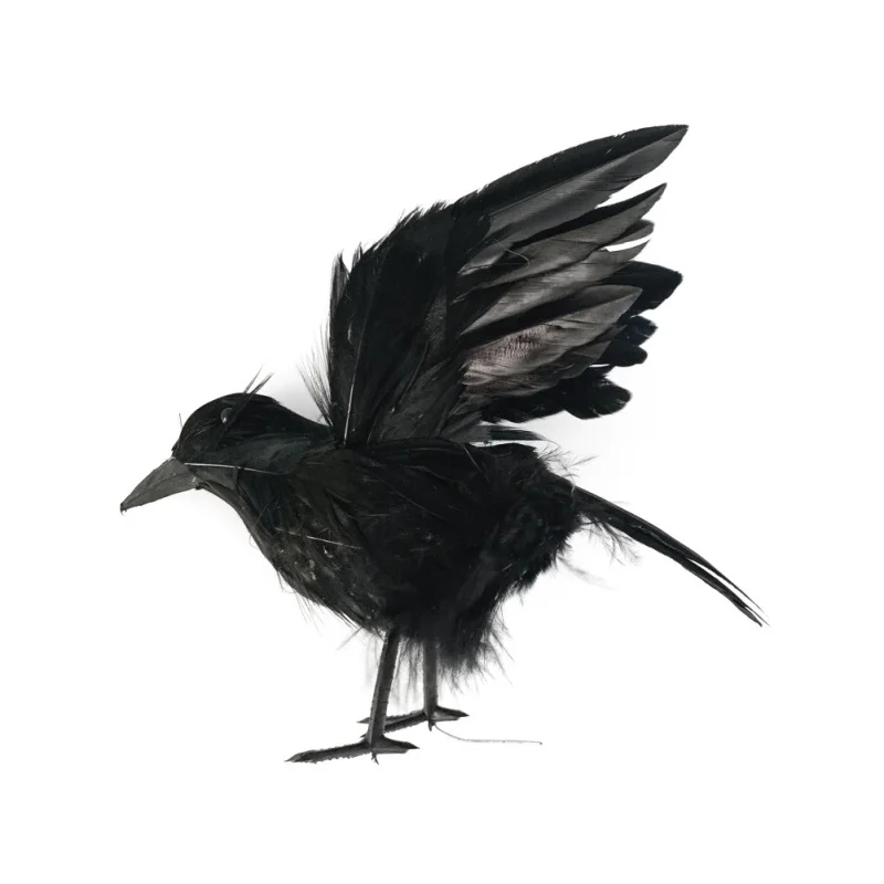 Искусственная черная ворона модель животного птица дом с привидениями Хэллоуин