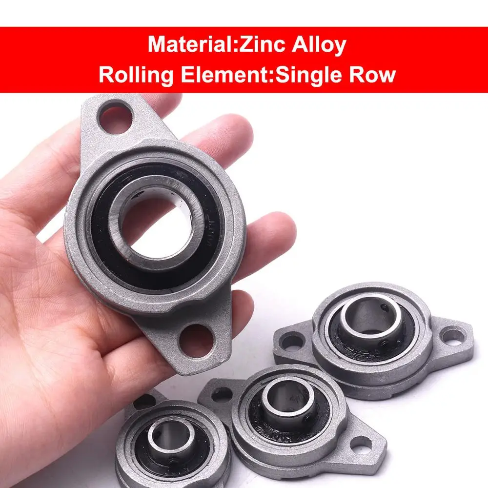 1 шт. шарикоподшипник с фланцевым блоком для подушки 10 мм 12 15 20 миниатюрный