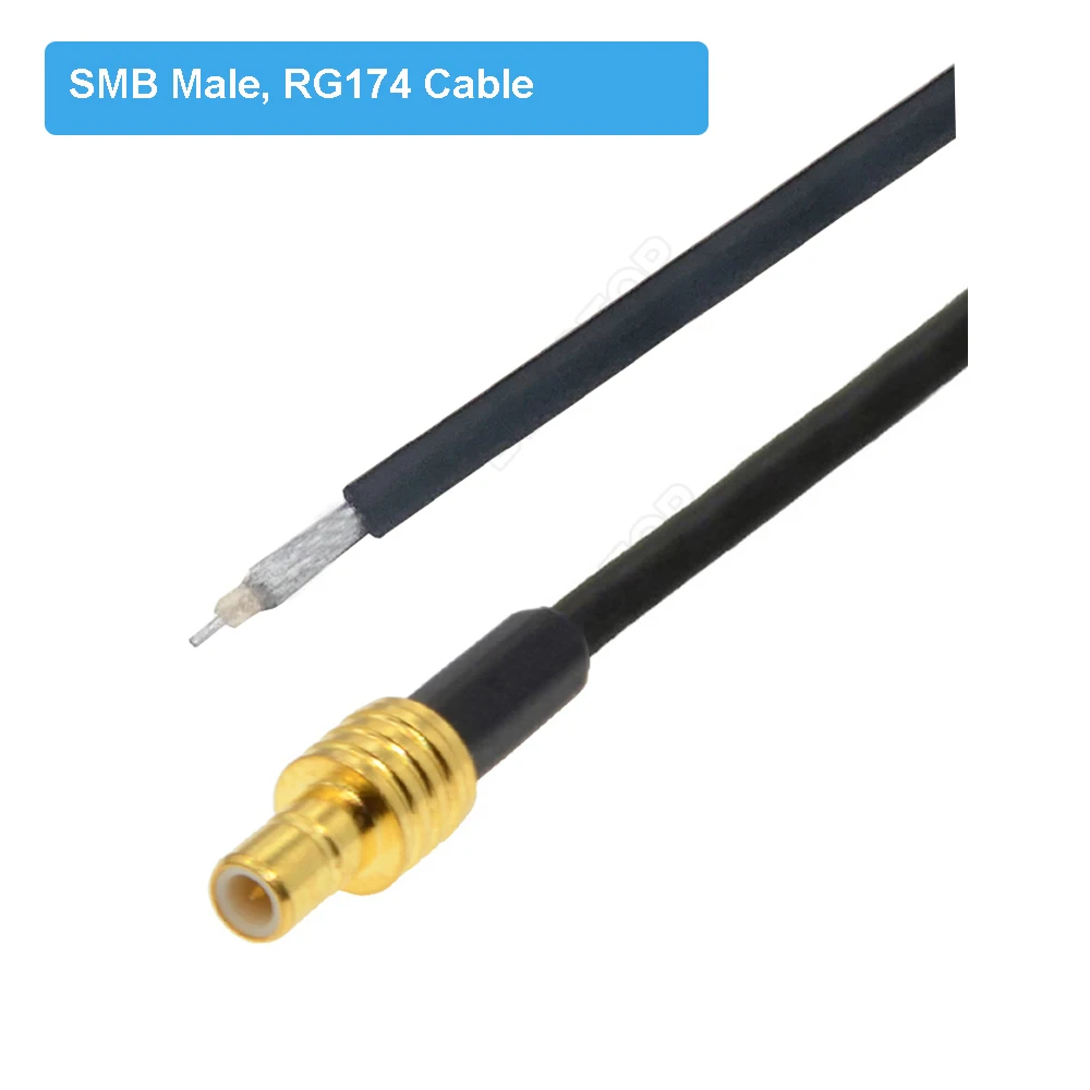 Односторонний SMB штыревой разъем под прямым углом 90 фоторазъем для печатной