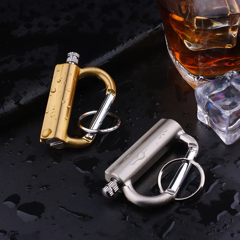 Перманентная наружная зажигалка Flint Match Striker Keychain Fire Starter мгновенное портативное