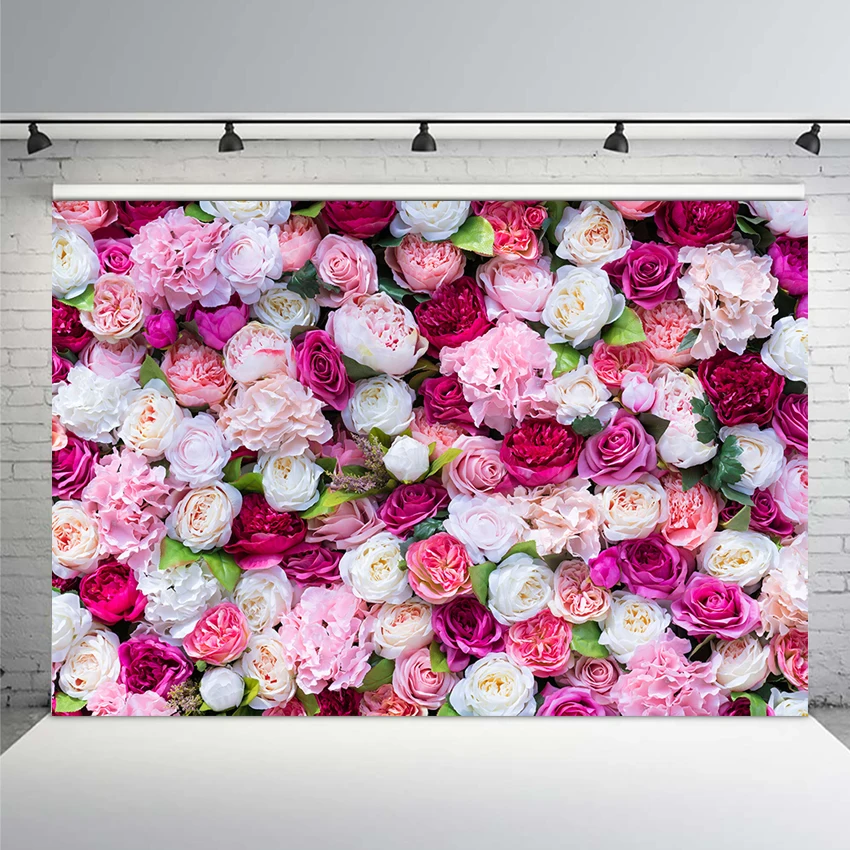

Розовыми цветами Свадебный букет стены фото фон для фото студии романтический свадебный для невест душ Фоны фоны для фотосъемки
