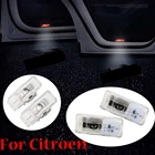 Светодиодный дверсветильник прожектор для Citroen C2, C3, A51, Pluriel C4, C5, X7, Aircross, C6, C8, Xsara 2, Picasso, DS3, Saxo, диспетчер, 2 шт.