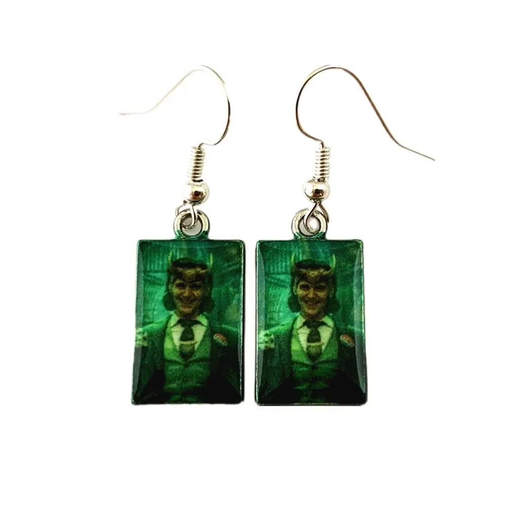 Серьги в стиле Фэнтези Вселенная супергерой Локи для косплея высококачественная