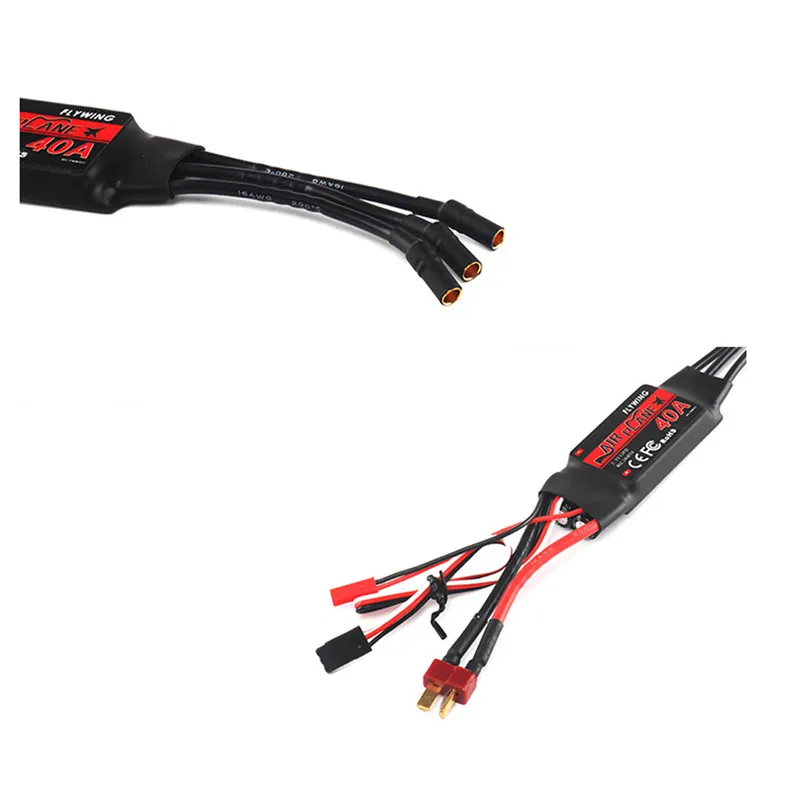 FLYWING 30A/40A 2 3S бесщеточный ESC с 5V 2A BEC контроллер скорости двигателя Дрон самолетов