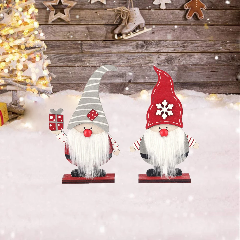 

Christmas Wooden Pendant Santa Claus Snowflake Xmas Tree Ornaments Hanging Decor DIY Christmas Decorations For Home 2022