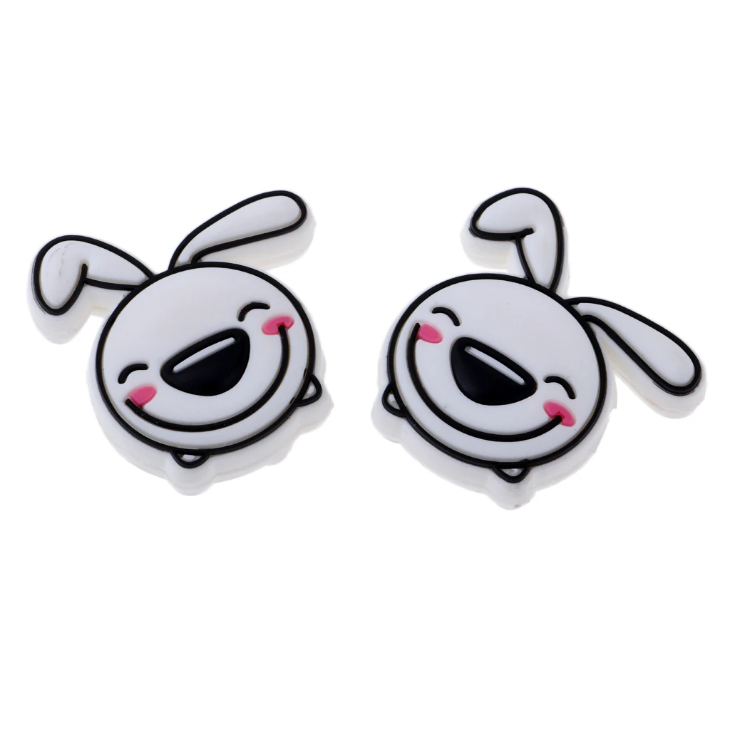 

Set of 2 Silicone Shock Absorber Vibration Dampeners for Tennis Rackets Strings