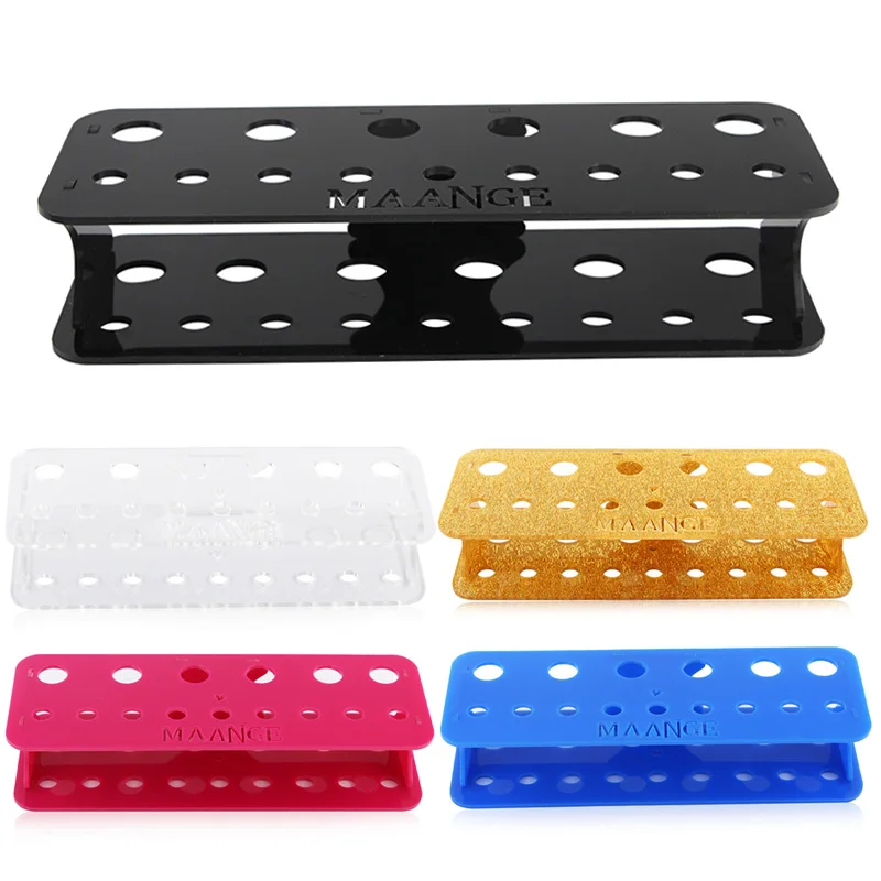 Недавно 15 отверстий акриловый держатель кистей для макияжа дисплей полка