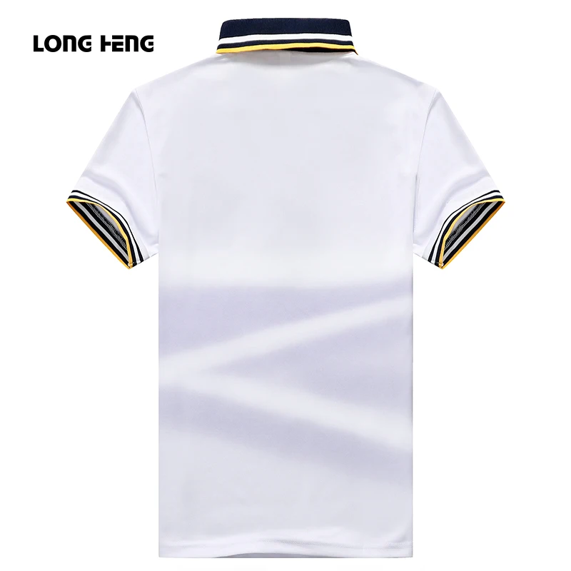 LONGHENG 2019 мужская рубашка-поло модная блуза с воротником короткими рукавами