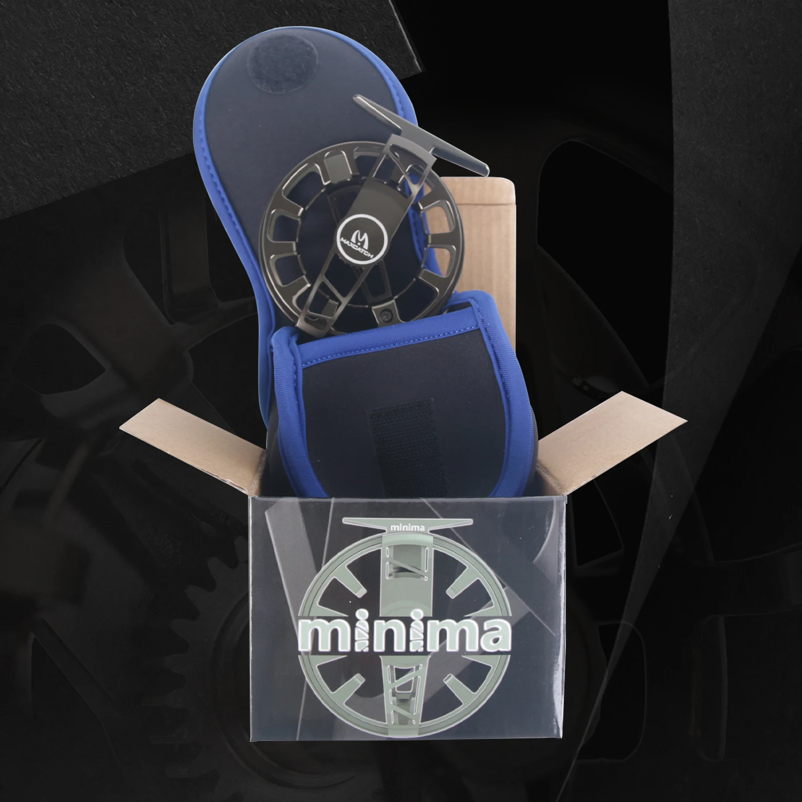 Maximumcatch MINIMA 0-5wt светильник Кая Рыболовная катушка для нахлыста система кликера
