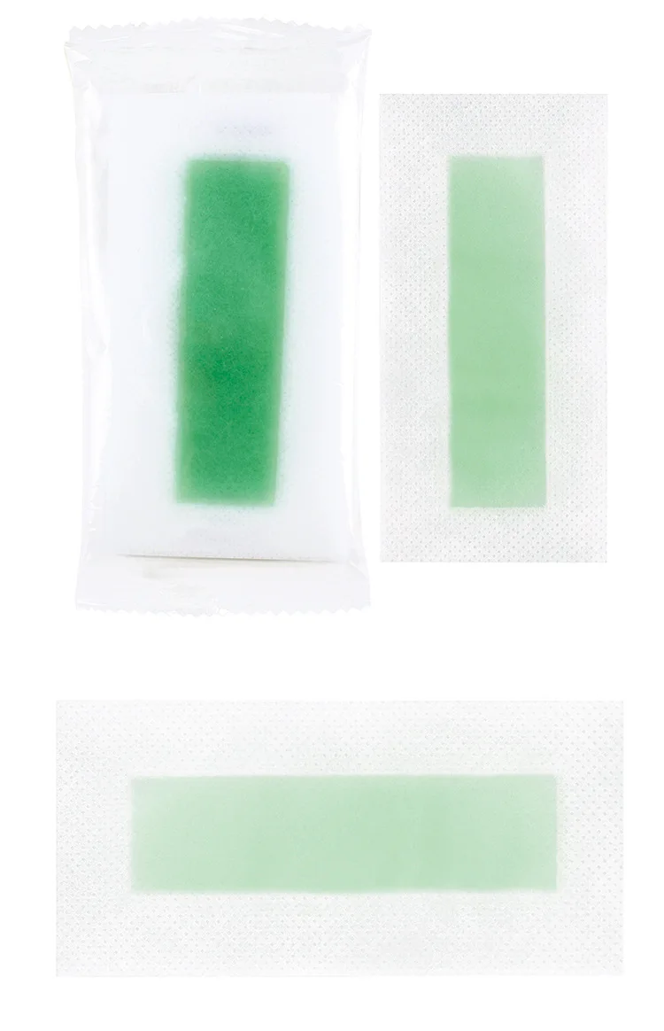 1 коробка для удаления волос восковые полоски бумага двусторонняя депиляция