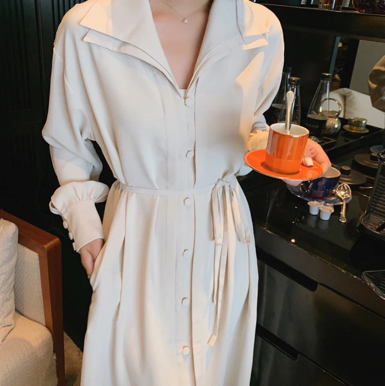 

Elgant Style ladies Long Sleeve Maxi Dress For Women high fashion vintage loose casual dress