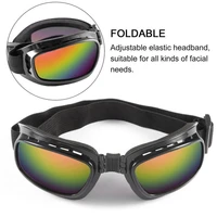 folding motorcycle glasses windproof ski goggles off road racing eyewear adjustable elastic band motorcycle equipments headwear