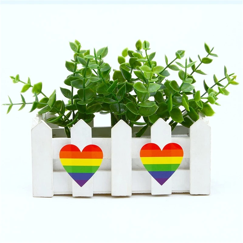 

500pcs Heart Shape Labels Valentine's Day Paper Sticker Candy Box Thanks Sticker