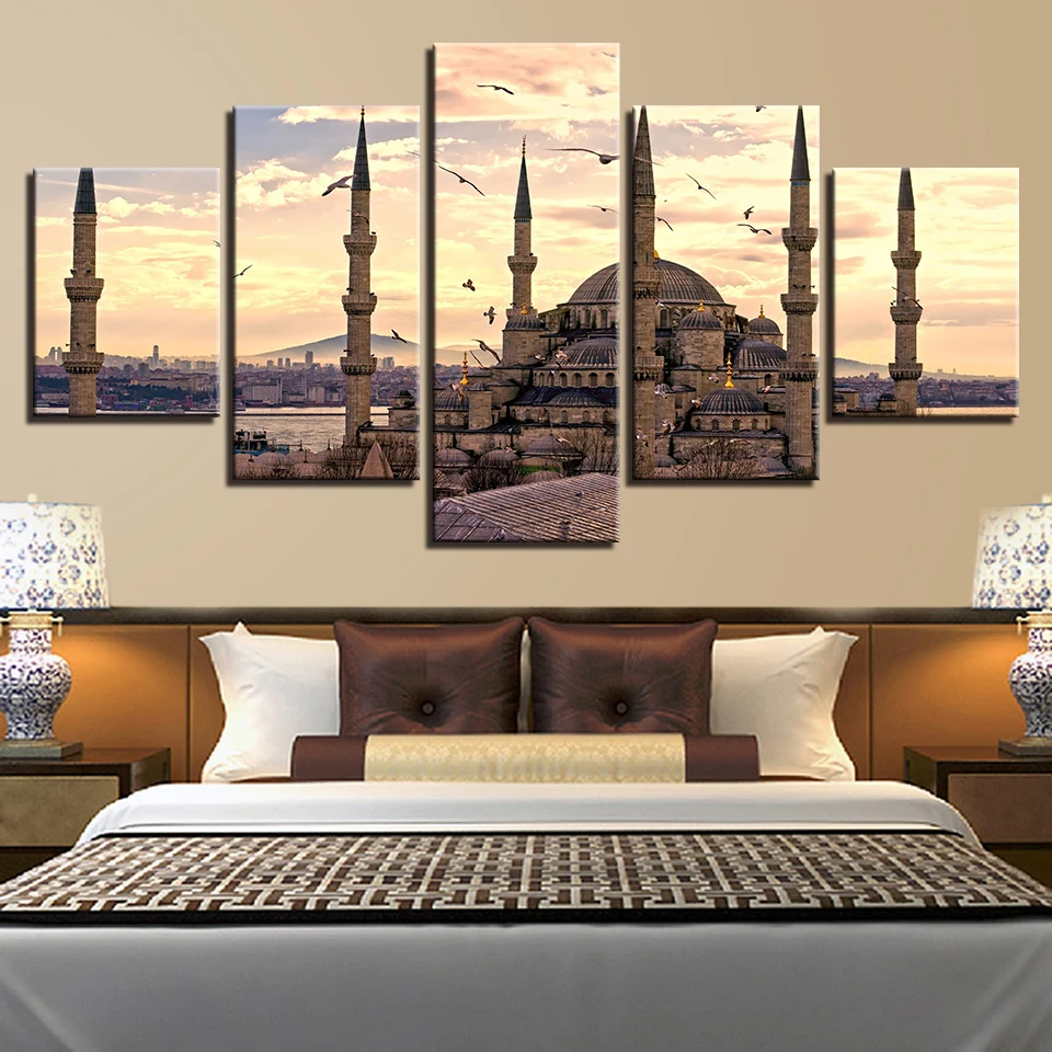 Стамбул Турция Картина Холст Нью Йорк Лондон Декор Настенная картина в рамке