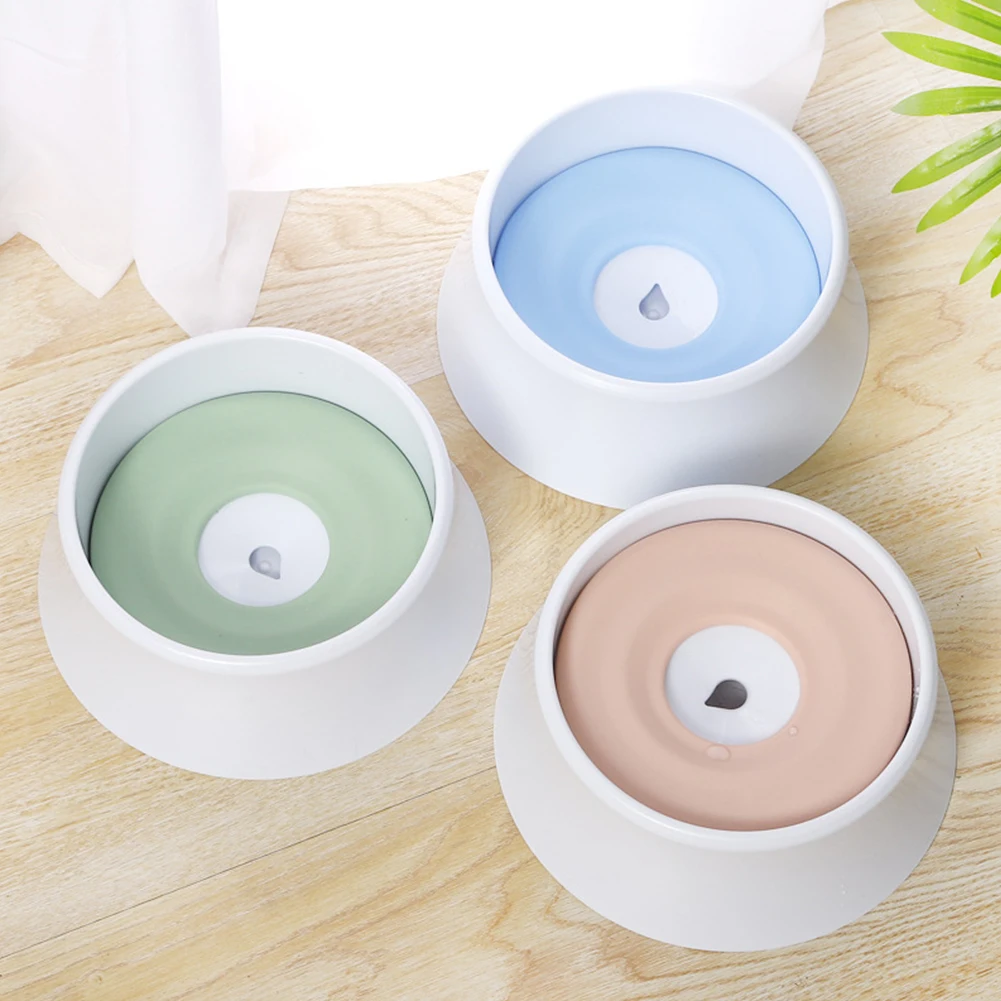 Миска для кошек плавающая не смачивающая рот миска воды собак без разлива