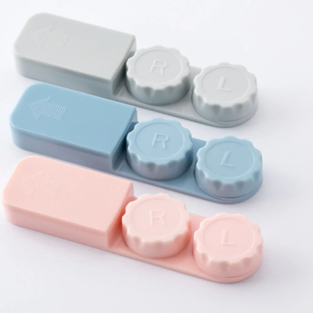 2021 Корейская версия милый портативный карманный мини Чехол для контактных линз с