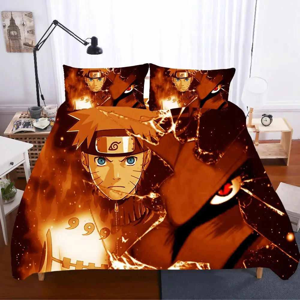 Домашний текстиль постельное белье Наруто Ropa De Cama Sabanas подарок 3d комплект постельного белья королевского размера Комплект постельного белья s для девочек постельное белье поплин