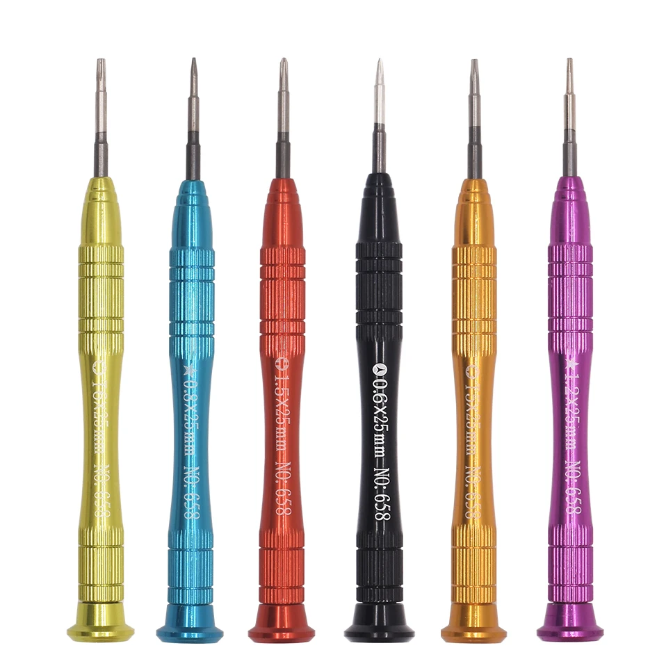 CR V металлический Torx T2 T4 T5 T6 0 8 Pentalobe 1 5 Phillips 0.6Y 1.5Y 2.0Y отвертка с тремя крыльями для