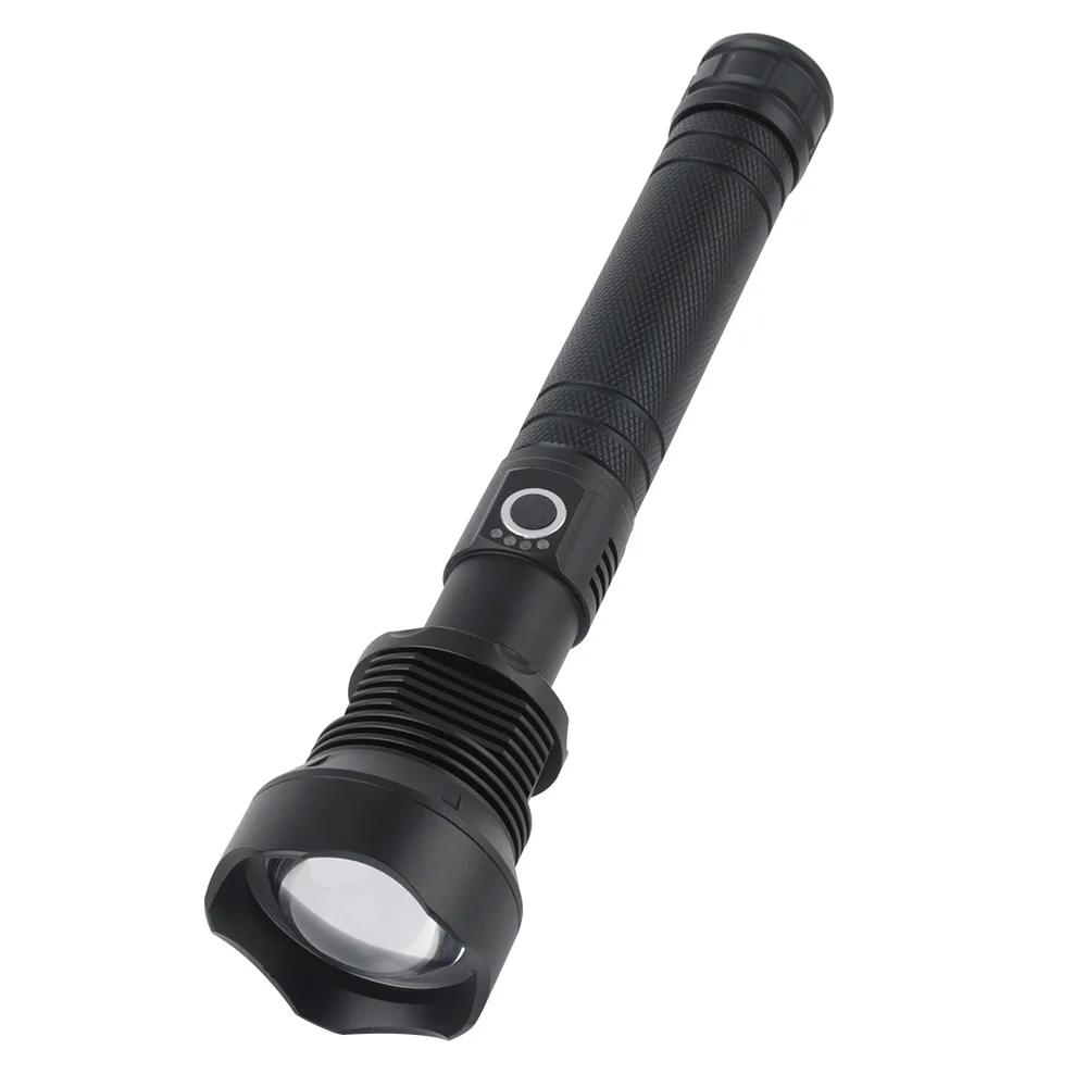 BORUiT мощный XHP70.2 светодиодный тактический фонарь с 3 режимами зум 3000LM факел Перезаряжаемые 18650/26650 походный фонарь для охоты