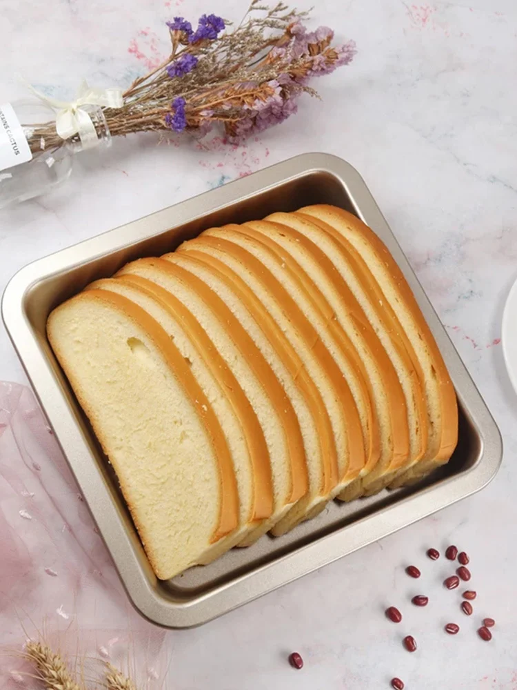 Тяжелые банки для тостов из углеродистой стали форма печенья квадратный лоток