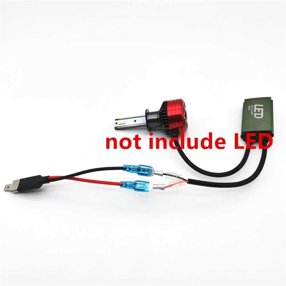 

H1 LED Connector Cable Holder Adapter for LED Headlight Bulbs Replacement Adapter Holder for H1 Single Conversion Wiring