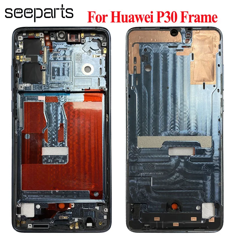 

For Huawei P30 Housing Middle Frame Bezel Middle Replacement Parts For Huawei P30 ELE-L29 ELE-L09 ELE-L04 AL00 TL00 Middle Frame