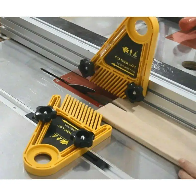 Многоцелевой перо крепежная Панель Набор для DIY деревообрабатывающий гравировальный станок с двойными перьями Miter Gauge Slot столярные инструменты