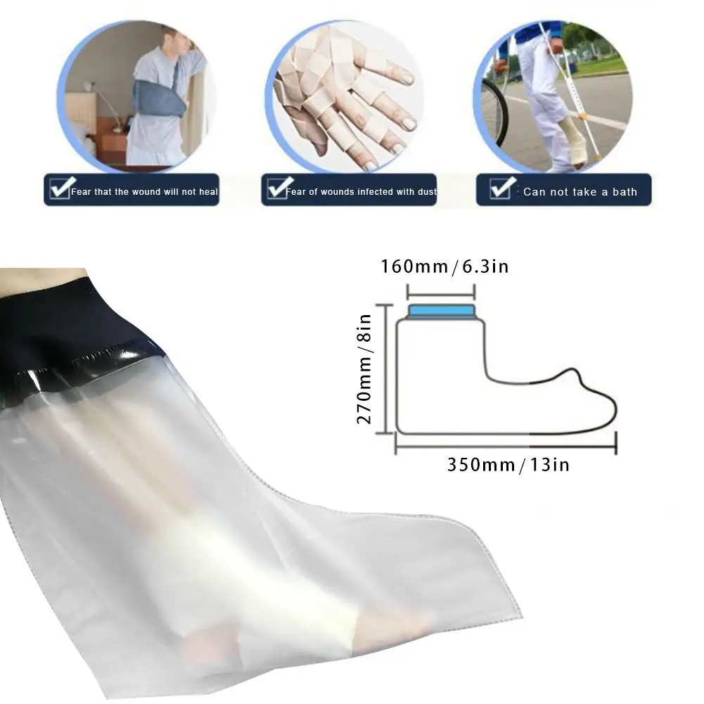 Водонепроницаемый ножной Литой чехол для ванной душа многоразовый взрослый