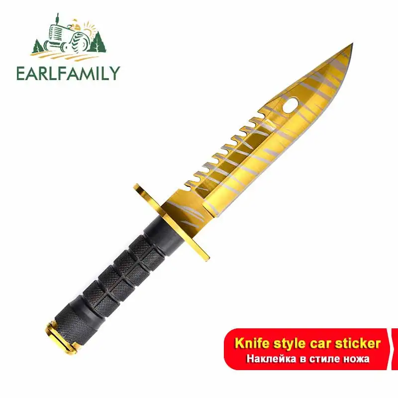EARLFAMILY 13 см x для CSGO Skin M9 ножи Авто Наклейка сделай сам украшение бампера