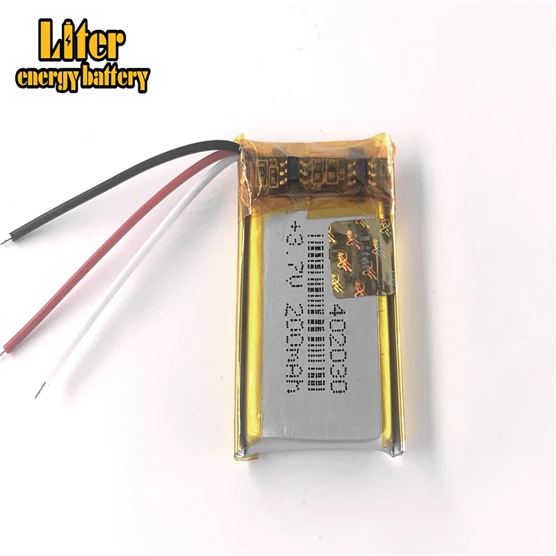 3 линии хорошего качества 7 V 200mAH 402030 полимера лития ионный/литий-ионная