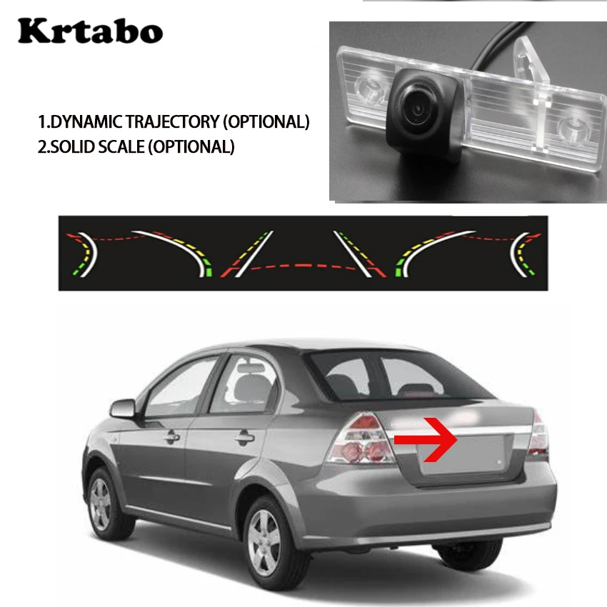 

Car camera for Chevrolet Aveo 2007~2010 driving track function Rear view mirror universal navigation DVD gps solid scale