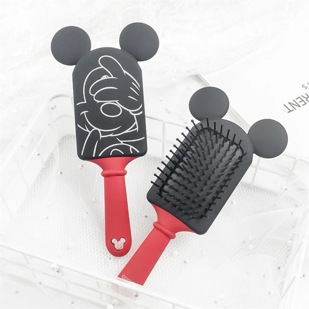 

Disney 3D kawaii Comb Mickey Minnie Mouse Kid Air Cushion Massage Comb Hair Care Brushes Girls Dress Up Makeups chrismas Toy