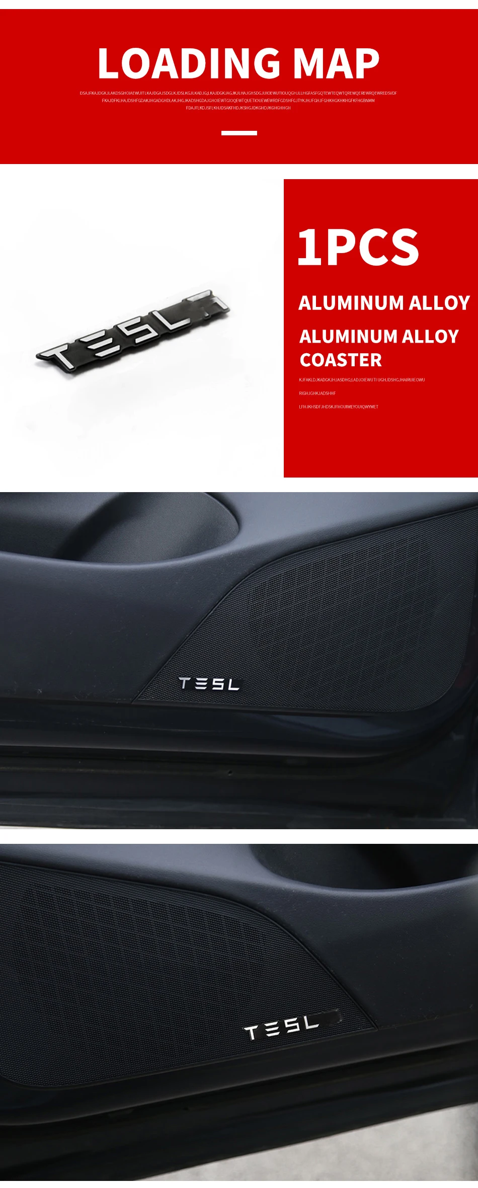 Модификация для Tesla модель 3 4 шт. алюминиевый сплав аудио декоративные наклейки модифицированные аксессуары украшения