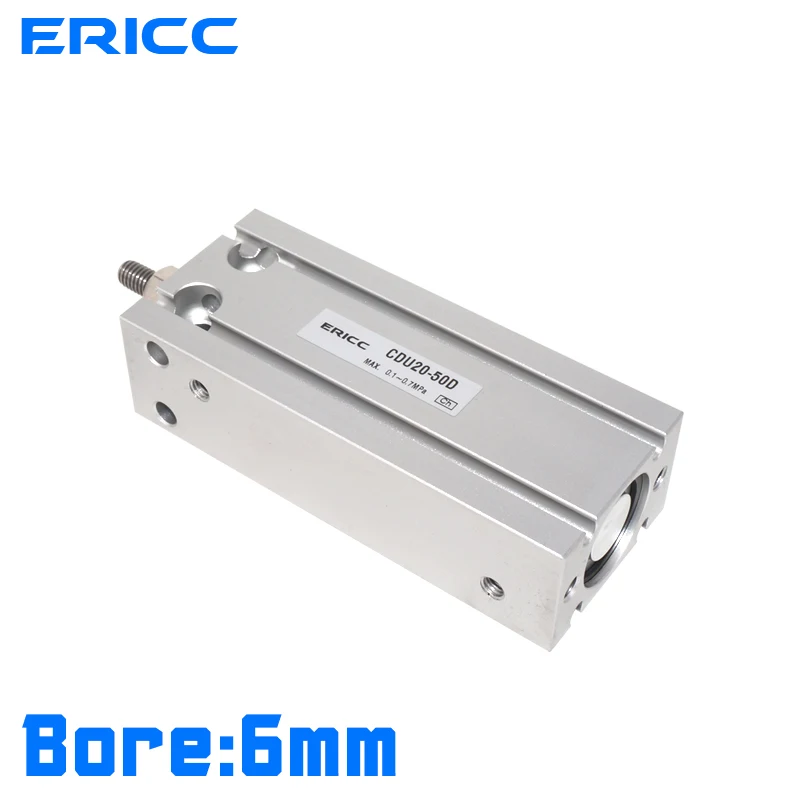 SMC ТИП CDU6 Серия CU6 Цилиндр свободного крепления двойного действия с одним штоком