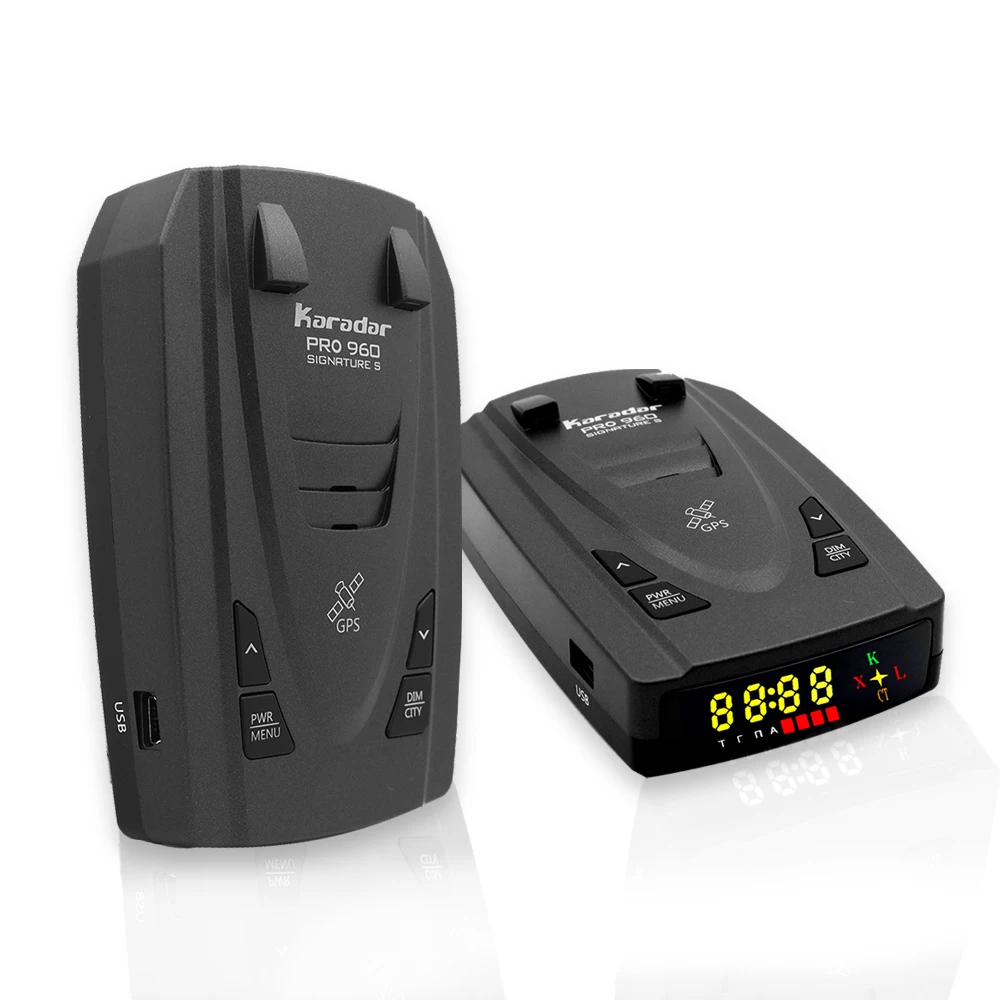 Автомобильный антирадар Karadar Pro960E со светодиодный ным меню антиполицейская