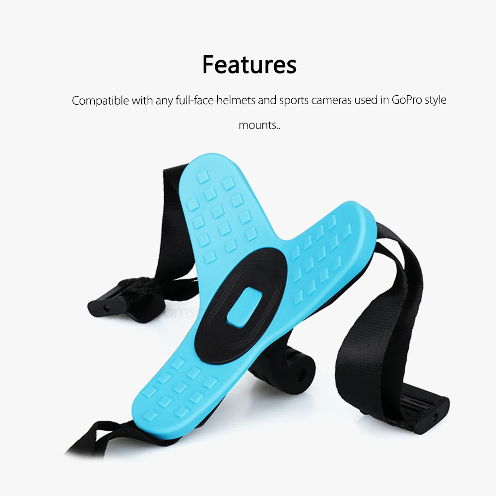 Vamson шлем подбородок Монтажный кронштейн крепление Штатив для GoPro Hero 8 7 5 Черная