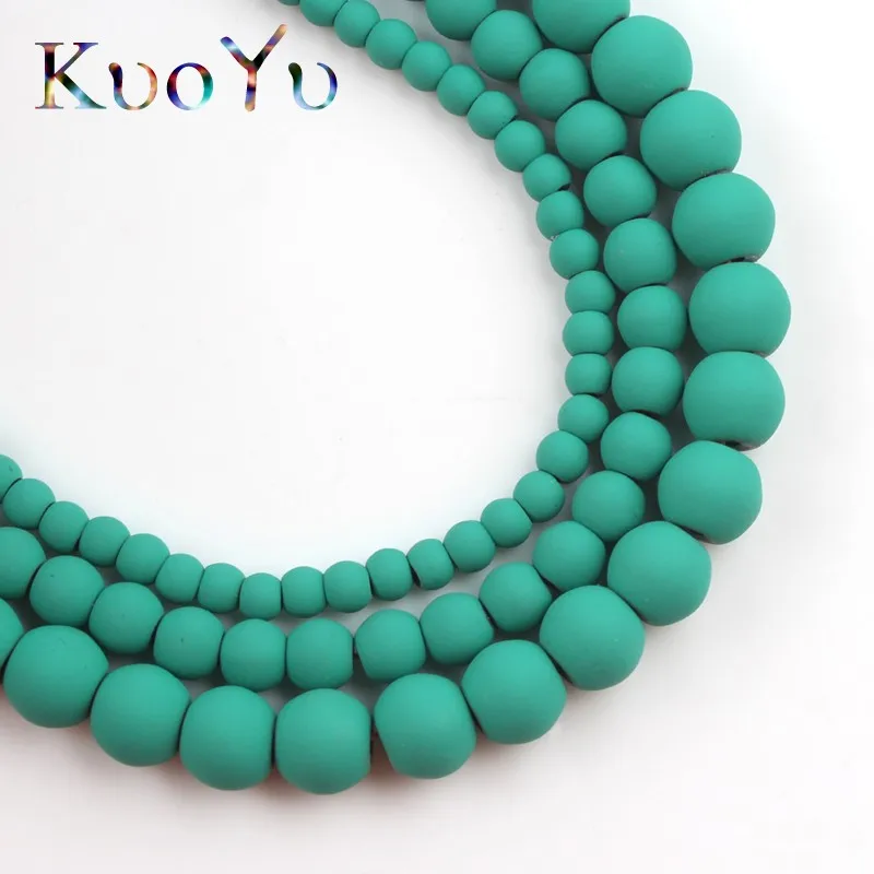 Из Натурального Гематита камень трава зеленые резиновые круглые бусины