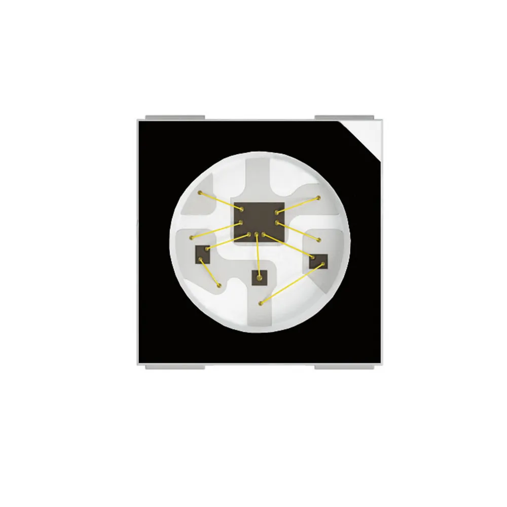 5 в постоянного тока 10 1000 шт. WS2812B RGB светодиодный чип 5050SMD черный/белый PCB WS2812