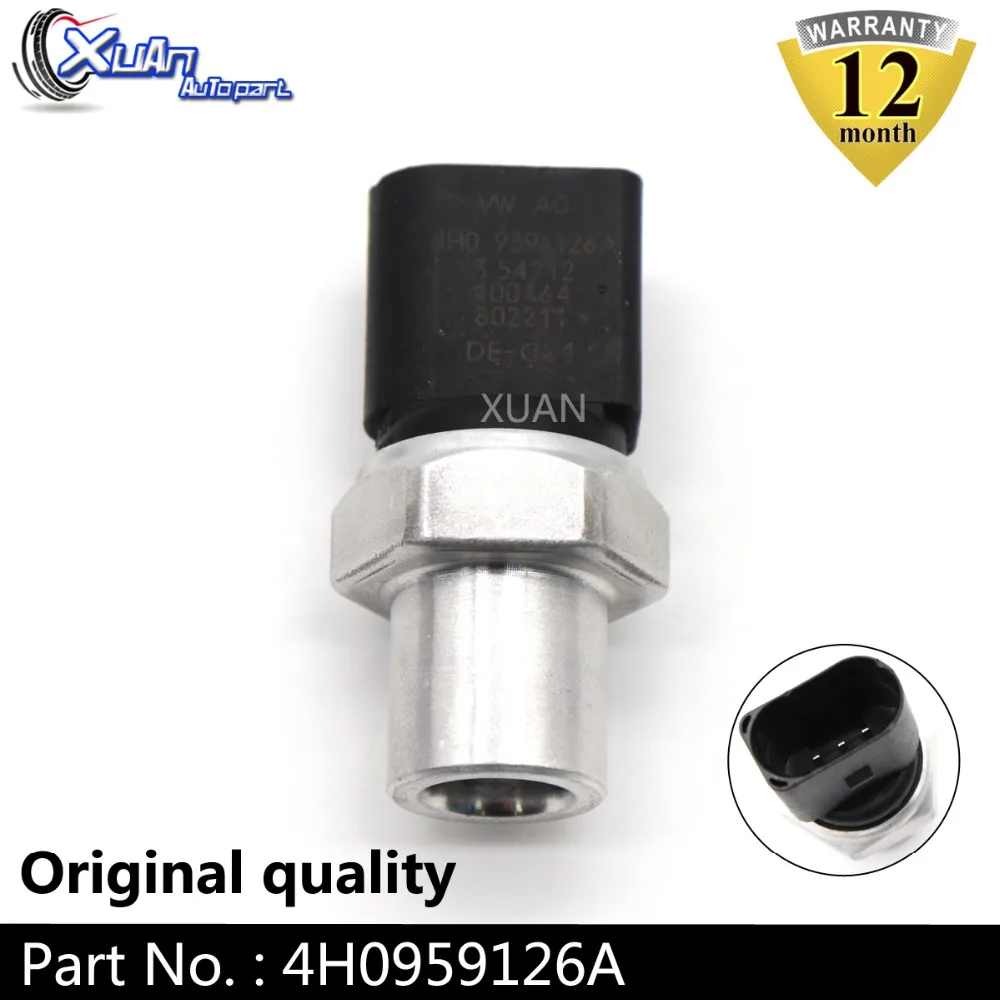 XUAN Автомобильный датчик давления кондиционера 4H0959126A для Audi A3 A4 A5 A6 A7 A8 Quattro Q5 S3 S5 SQ5