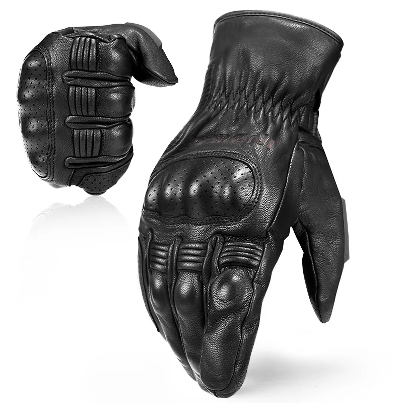 Comfortable Warmer INBIKE зимние Мотоциклетные Перчатки из козьей кожи, ветрозащитные мужские перчатки для велоспорта, MTB велосипеда, мотоциклетные защитные шестерни, перчатки для мотокросса - Цвет: Comfortable Warmer