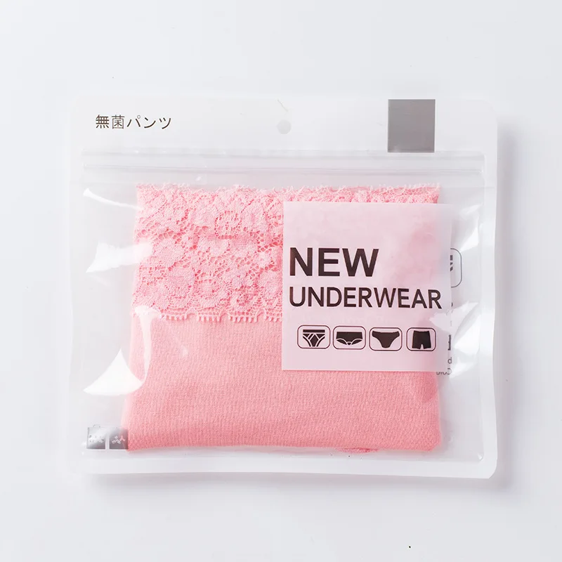 

4pcs/lot Women's Panties Cotton Lace edge Briefs Female Underwear Women Sexy Lingerie Ladies Underpants breathable panties black