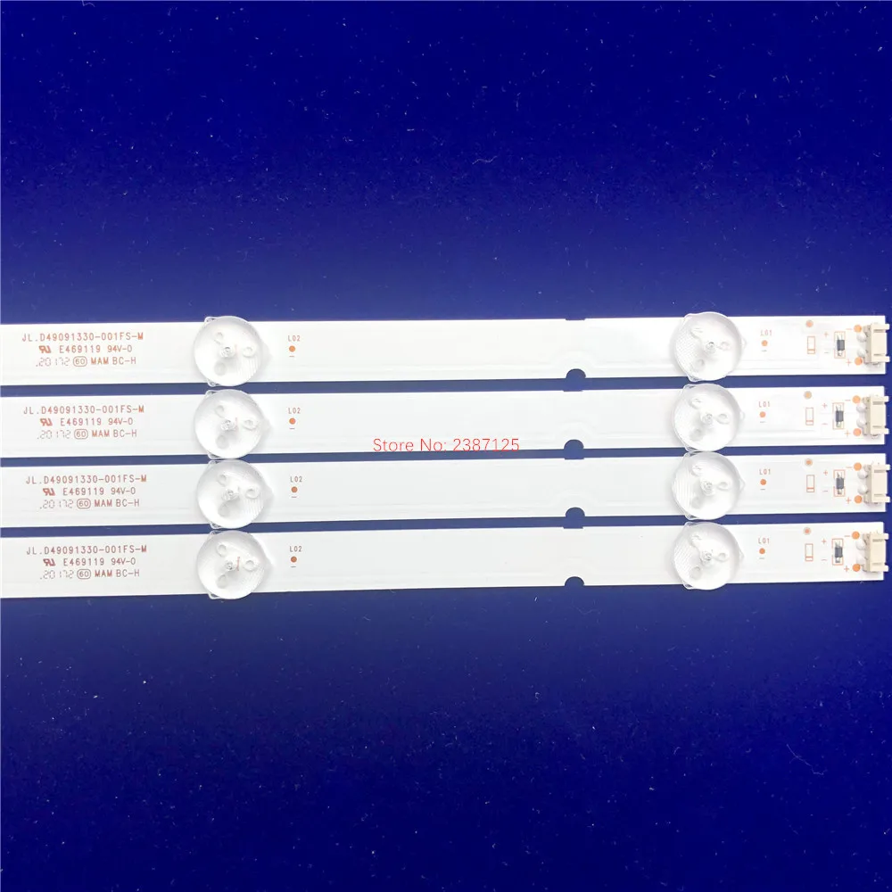 

10 комплектов светодиодных лент, 9 лампочек, фотолампы для Lg 49uk6340 49lj550t-ta Sdl490wy