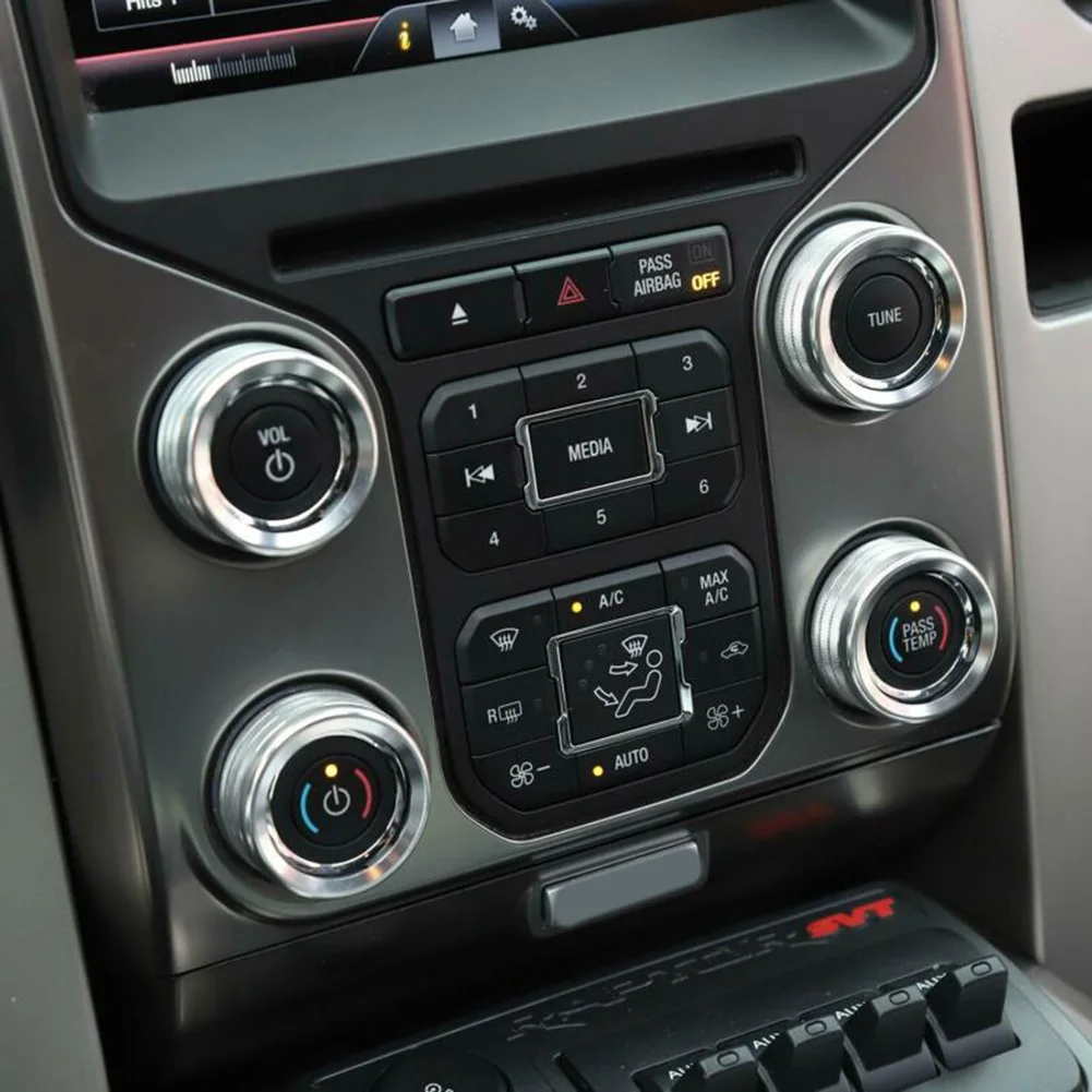 

Aluminum Alloy Decoration Trim 8pcs/kit Radio Switch Release Mirrors 4WD