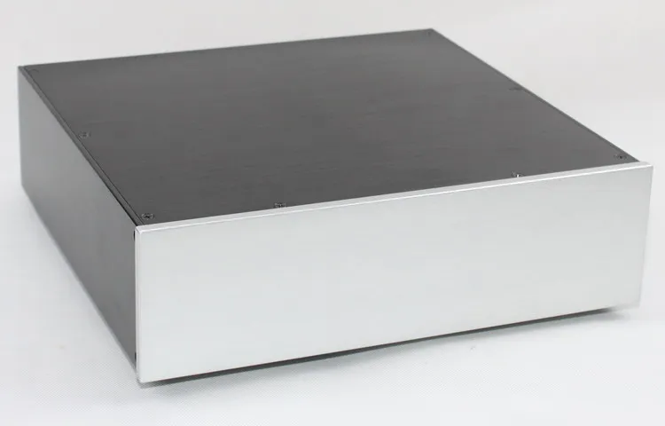 

KYYSLB Diy Box 305 * 320 * 90MM WA101 All Aluminum Non-porous Power Amplifier Chassis Amplifier Chassis House Enclosure