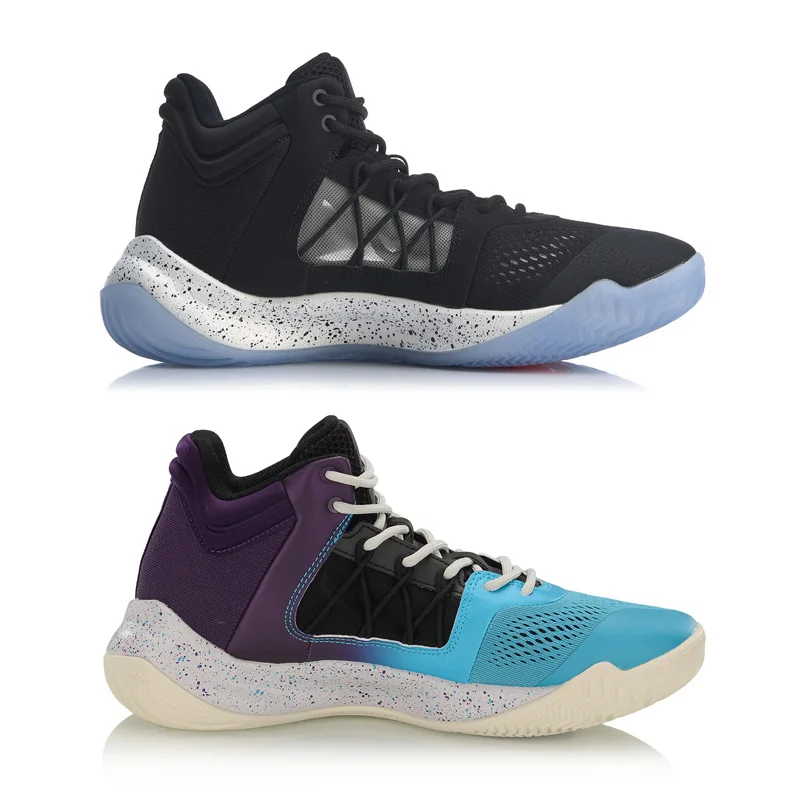 Мужские профессиональные баскетбольные туфли Li Ning STORM TUFF RB носимые