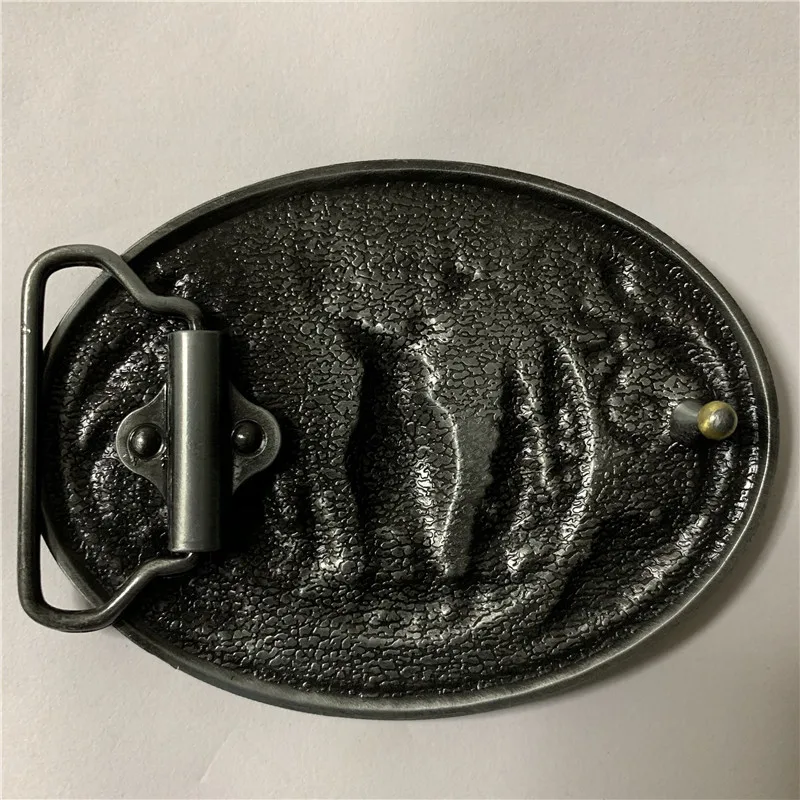 Пряжка для ремня мужчин и женщин металлический ковбойский ремень с овальным