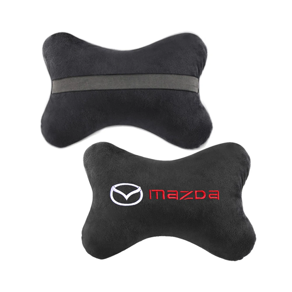 Хлопковая Автомобильная подушка для подголовника и шеи теплая сиденья Mazda 2 3 5 6 2017