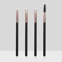 4pcsset super thin angled liner make up brush eyebrow eyeliner synthetic makeup brushes fine eyebrow cosmetic tools profession