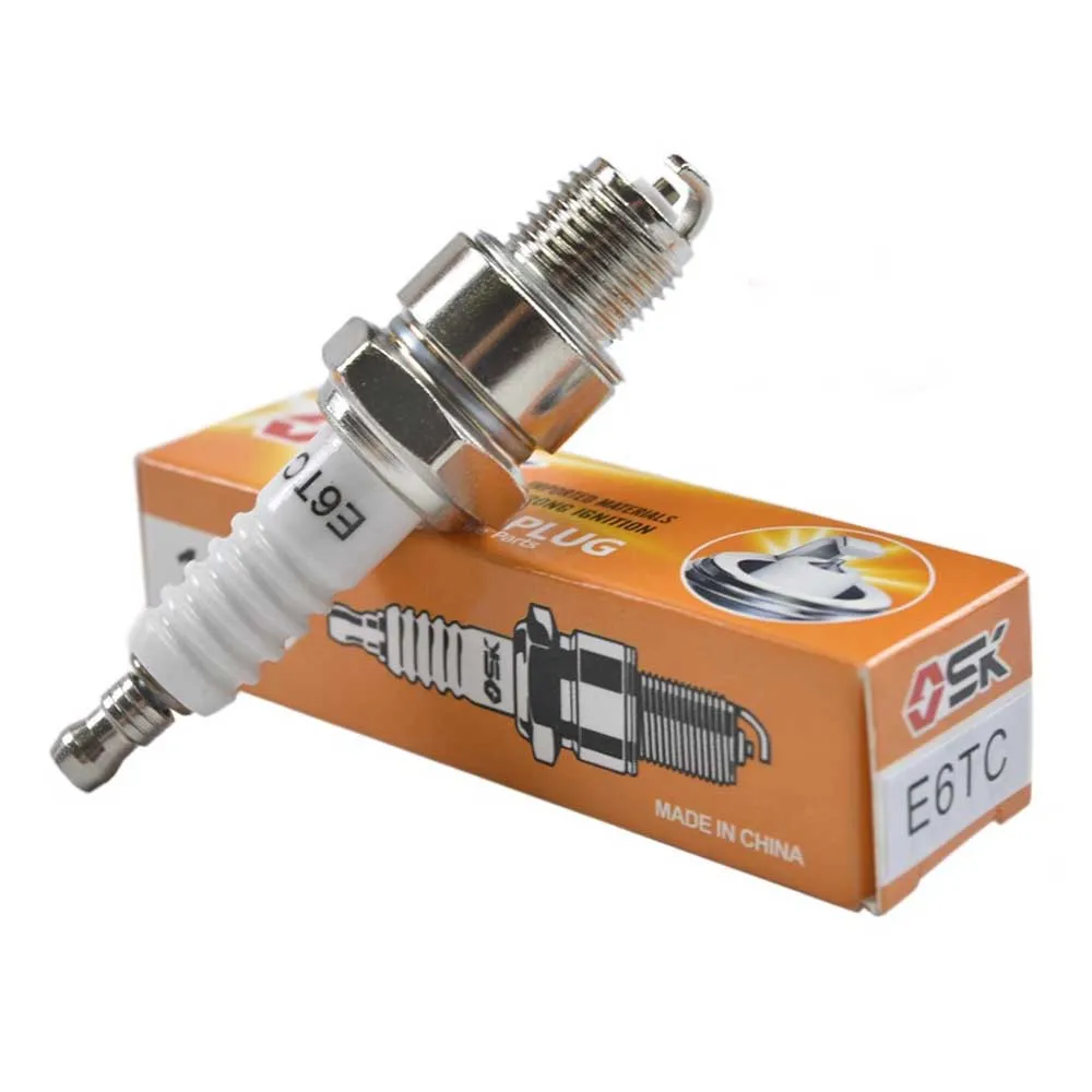 5 шт./10 шт. запчасти для мотоцикла зажигания E6TC свечи 2 х тактный двигатель